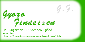 gyozo findeisen business card